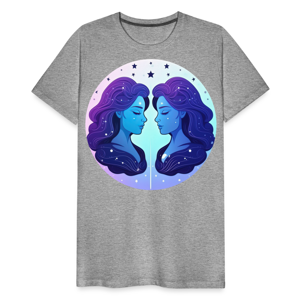 Men's Magic Gemini Premium T-Shirt - heather gray