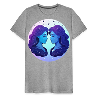 Thumbnail for Men's Magic Gemini Premium T-Shirt - heather gray