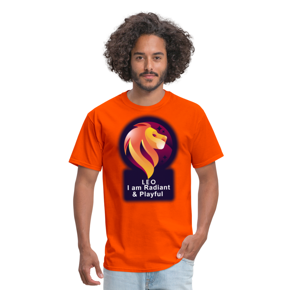 Men's Glow Leo Classic T-Shirt - orange