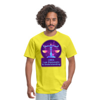 Thumbnail for Men's Neon Libra Classic T-Shirt - yellow