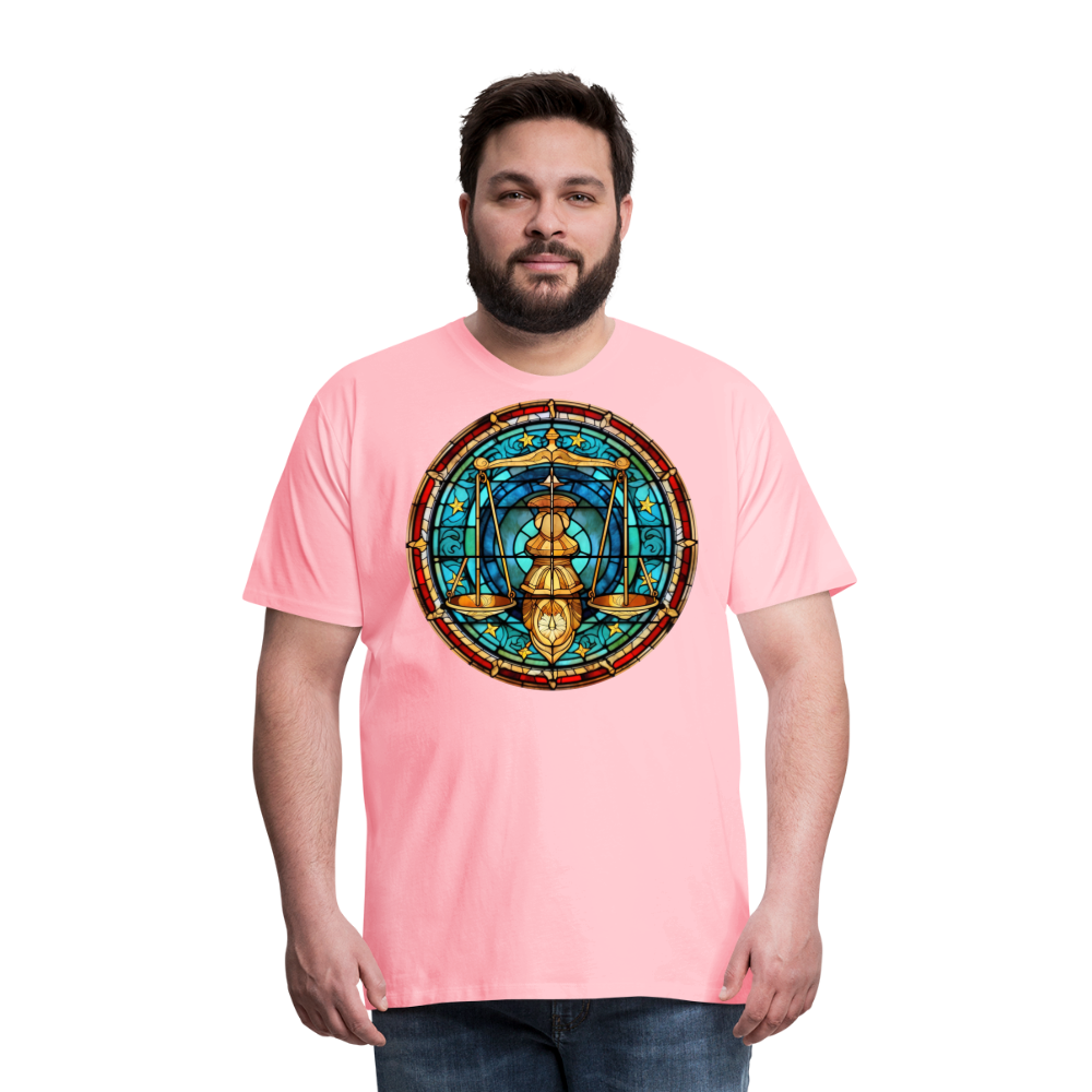 Men's Mosaic Libra Premium T-Shirt - pink