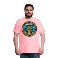 Thumbnail for Men's Mosaic Libra Premium T-Shirt - pink