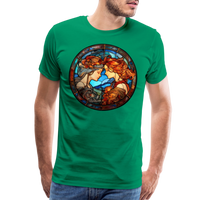 Thumbnail for Men's Mosaic Gemini Premium T-Shirt - kelly green