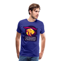 Thumbnail for Men's Glow Capricorn Premium T-Shirt - royal blue