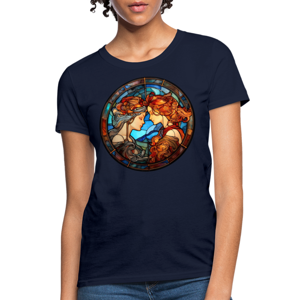 Women's Mosaic Gemini T-Shirt - navy