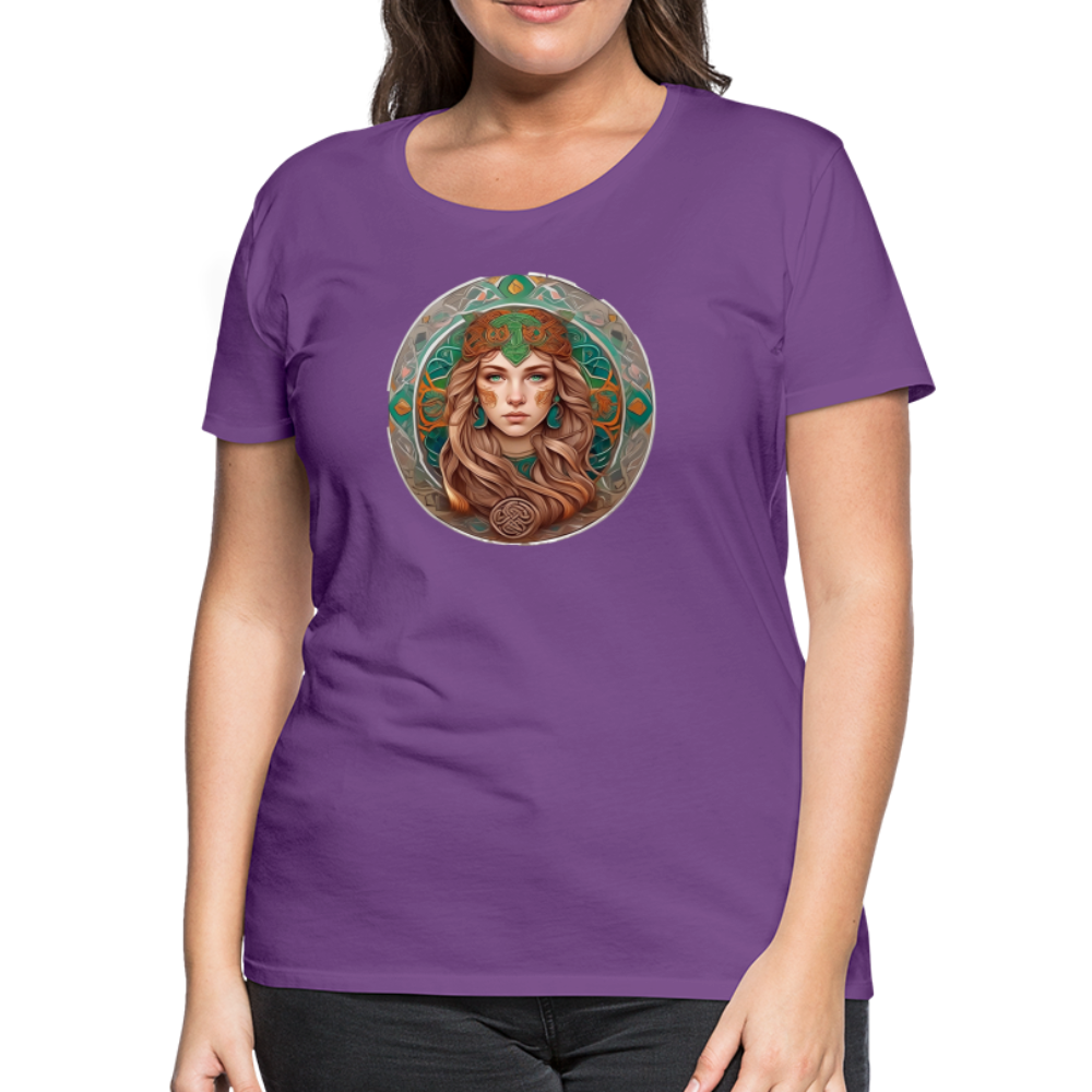 Women’s Mythical Virgo Premium T-Shirt - purple