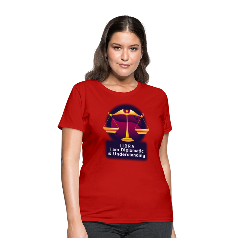 Women's Glow Libra T-Shirt - red