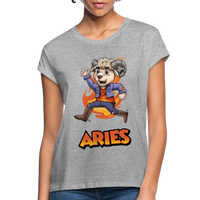 Thumbnail for Women's Playful Aries Relaxed Fit T-Shirt - heather gray