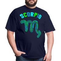 Thumbnail for Men's Power Words Scorpio Classic T-Shirt - navy