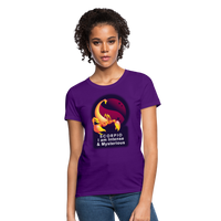 Thumbnail for Women's Glow Scorpio T-Shirt - purple