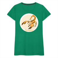 Thumbnail for Women’s Mosaic Scorpio Premium T-Shirt - kelly green