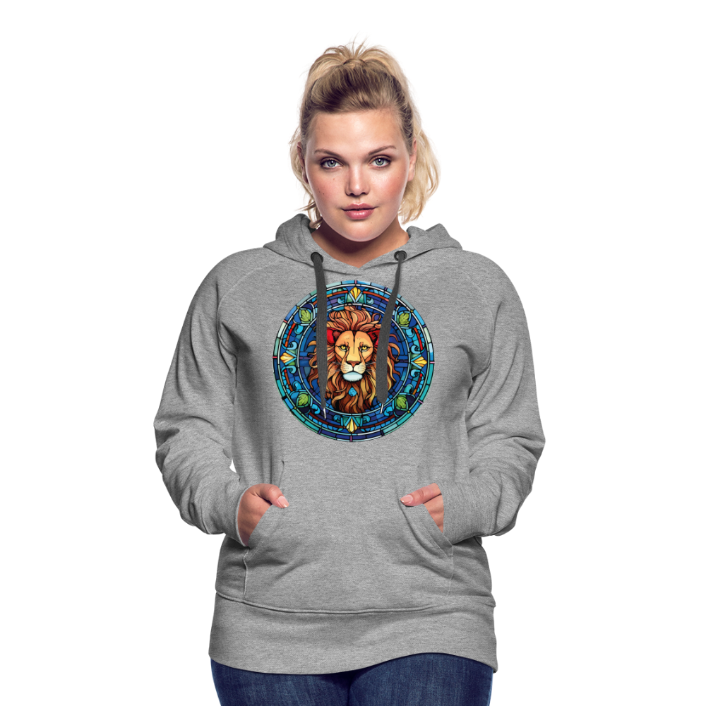 Women’s Mosaic Leo Premium Hoodie - heather grey