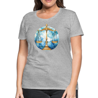 Thumbnail for Women’sMythical Libra Premium T-Shirt - heather gray