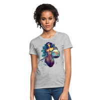 Thumbnail for Women's Mythical Aquarius T-Shirt - heather gray