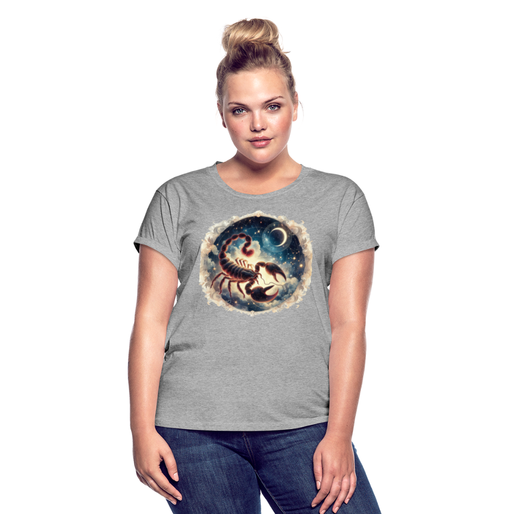 Women's Mythical Scorpio Relaxed Fit T-Shirt - heather gray