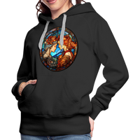 Thumbnail for Women’s Mosaic Gemini Premium Hoodie - black