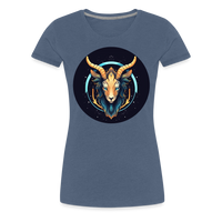 Thumbnail for Women’s Mystic Capricorn Premium T-Shirt - heather blue