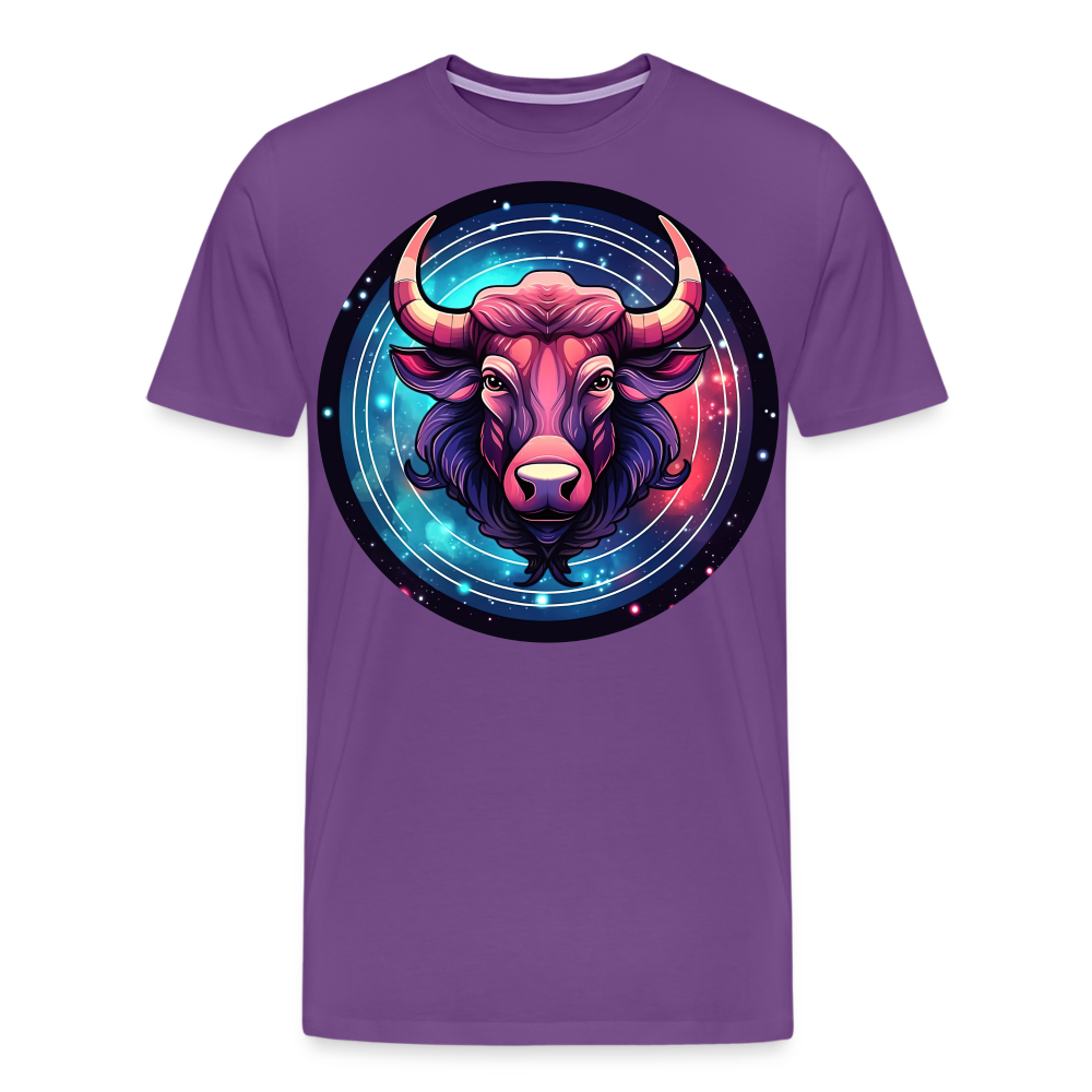 Men's Mystic Taurus Premium T-Shirt - purple