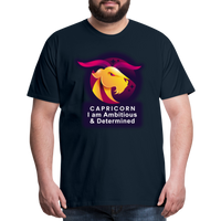 Thumbnail for Men's Glow Capricorn Premium T-Shirt - deep navy