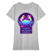 Thumbnail for Women's Neon Cancer T-Shirt - heather gray