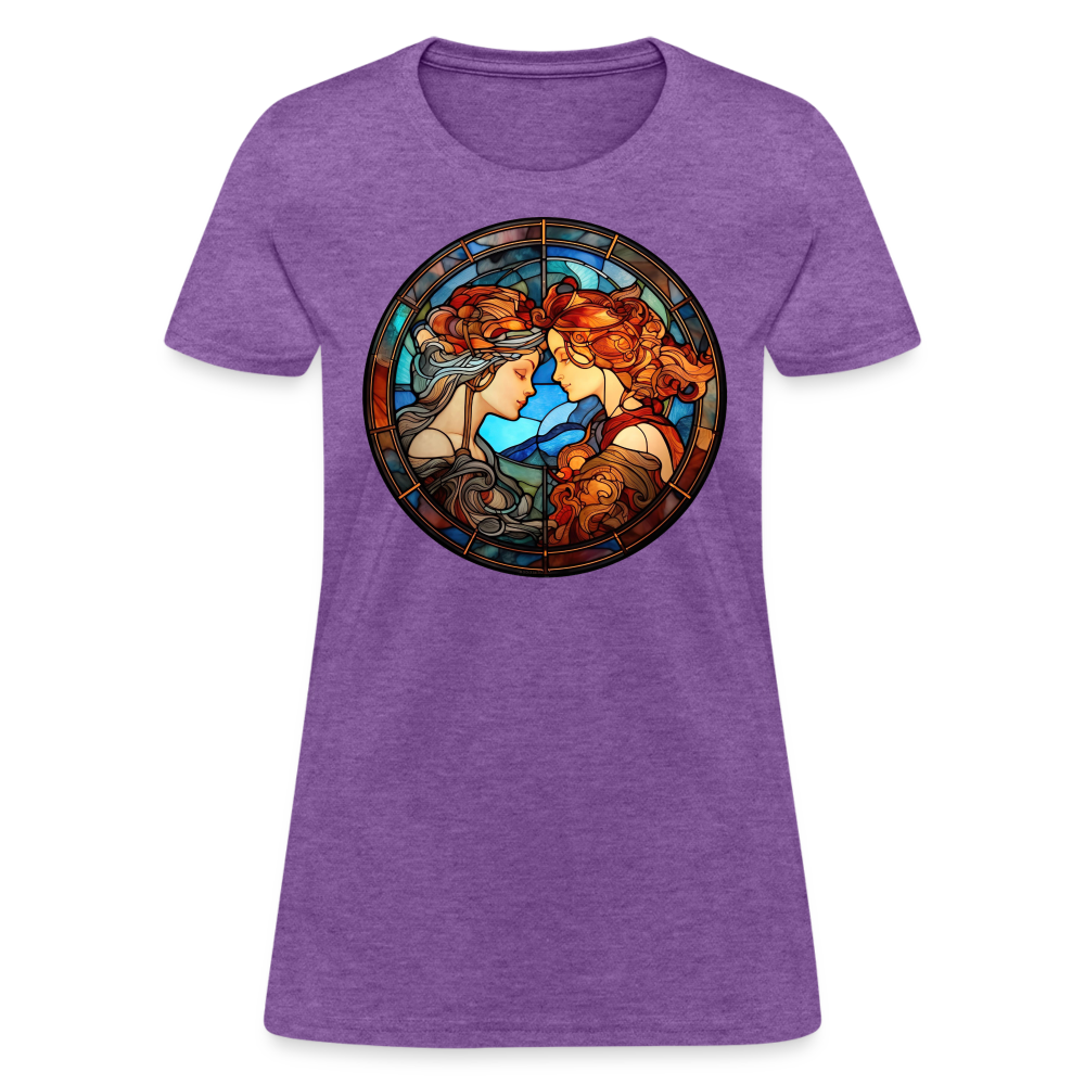 Women's Mosaic Gemini T-Shirt - purple heather