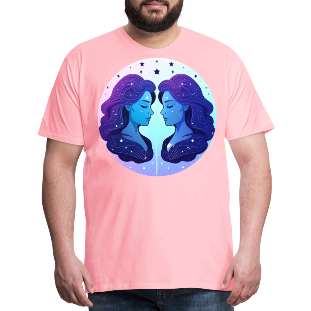 Men's Magic Gemini Premium T-Shirt - pink