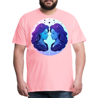 Thumbnail for Men's Magic Gemini Premium T-Shirt - pink