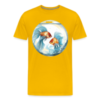 Thumbnail for Men's Mythical Pisces Premium T-Shirt - sun yellow