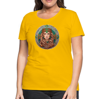 Thumbnail for Women’s Mythical Virgo Premium T-Shirt - sun yellow