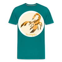 Thumbnail for Men's Mosaic Scorpio Premium T-Shirt - teal