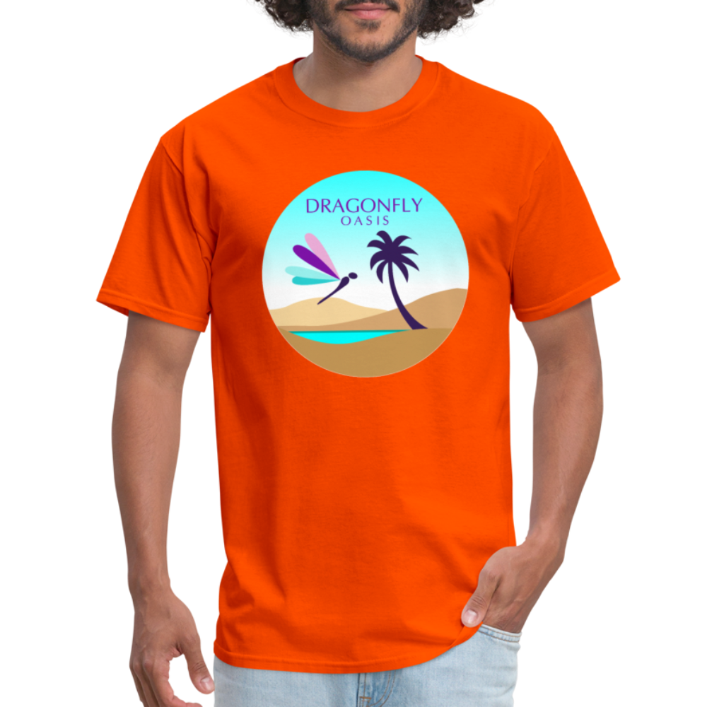 Men's Dragonfly 2nd Logo Classic T-Shirt - orange