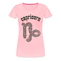 Thumbnail for Women's Power Words Capricorn Premium T-Shirt - pink