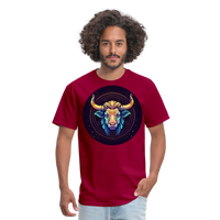 Thumbnail for Men's Magic Taurus Classic T-Shirt - dark red