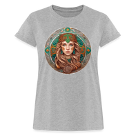 Thumbnail for Women's Mythical Virgo Relaxed Fit T-Shirt - heather gray