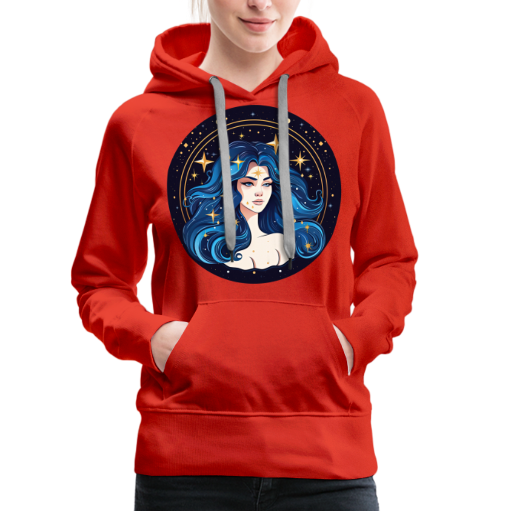 Women’s Magic Virgo Premium Hoodie - red