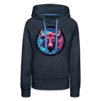 Thumbnail for Women’s Mystic Taurus Premium Hoodie - navy