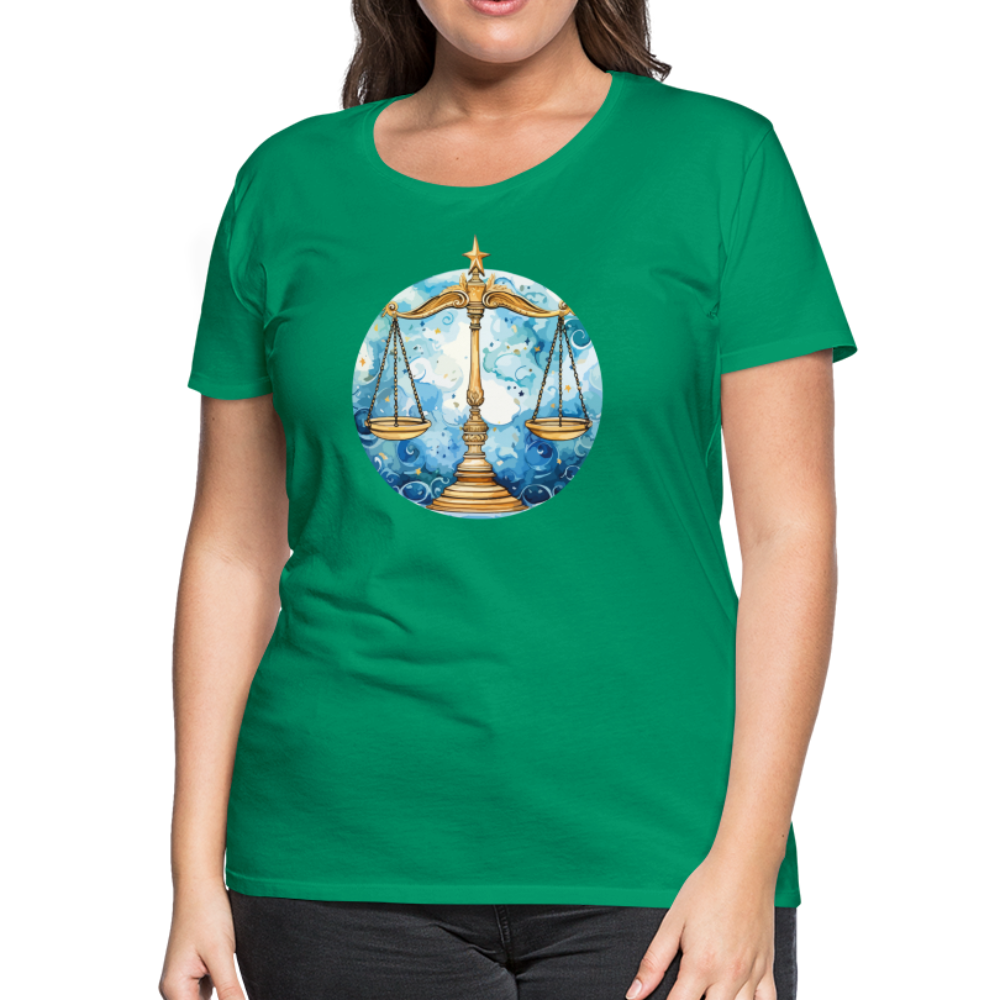 Women’sMythical Libra Premium T-Shirt - kelly green