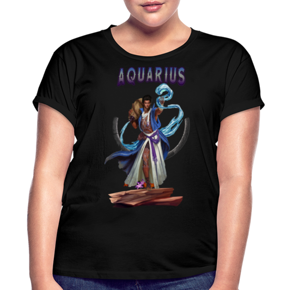 Women's Astral Aquarius Relaxed Fit T-Shirt - black