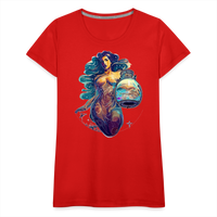 Thumbnail for Women’s Mythical Aquarius Premium T-Shirt - red