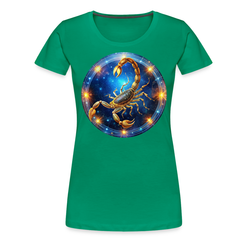 Women’s Mystic Scorpio Premium T-Shirt - kelly green