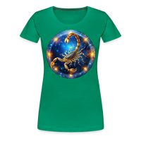 Thumbnail for Women’s Mystic Scorpio Premium T-Shirt - kelly green