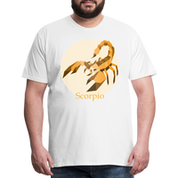 Thumbnail for Men's Mosaic Scorpio Premium T-Shirt - white