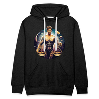 Thumbnail for Men’s Mythical Libra Premium Hoodie - charcoal grey