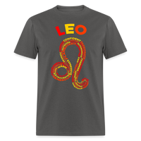 Thumbnail for Men's Power Words Leo Classic T-Shirt - charcoal