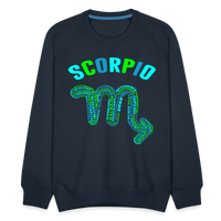 Thumbnail for Men's Power Words Scorpio Premium Sweatshirt - navy