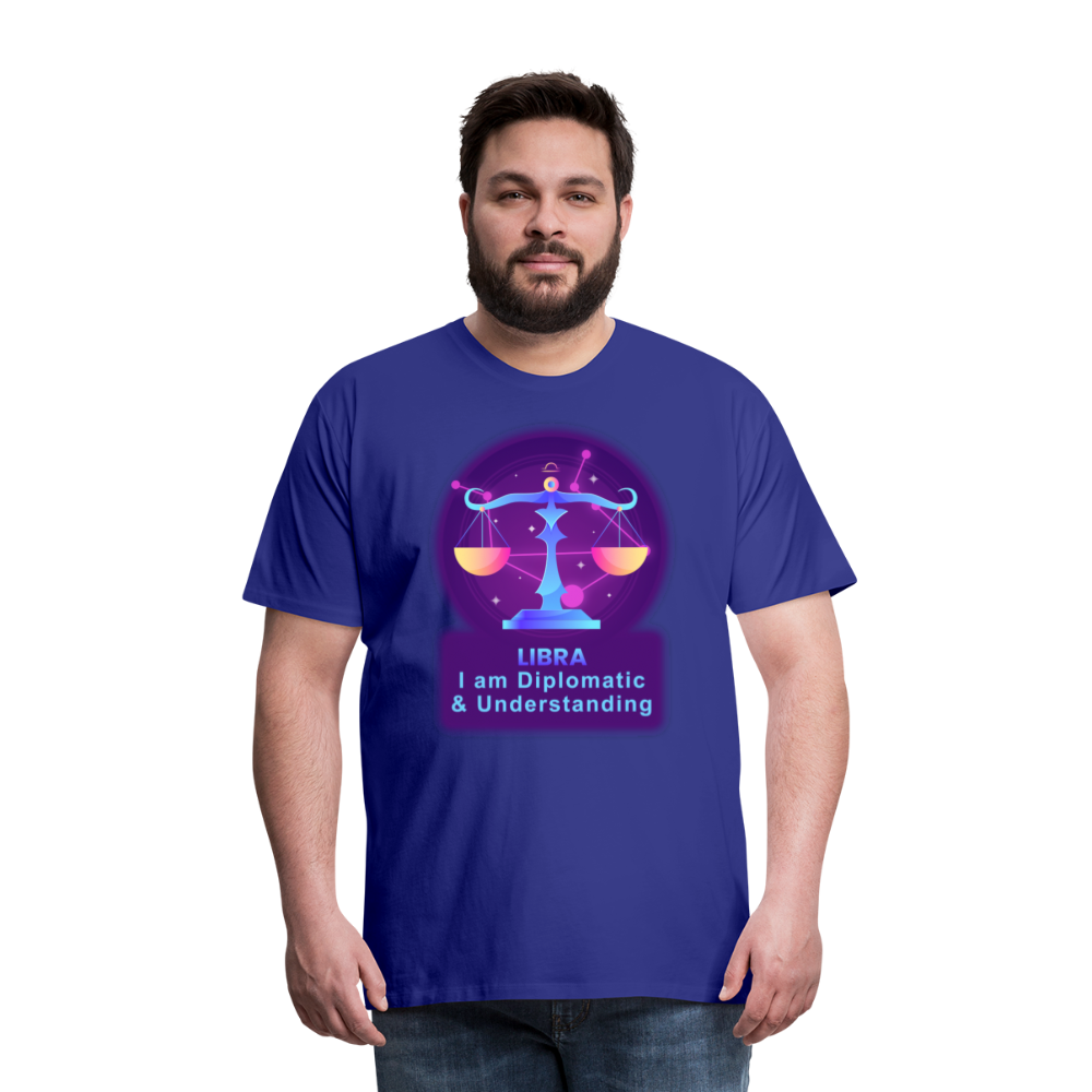 Men's Neon Libra Premium T-Shirt - royal blue