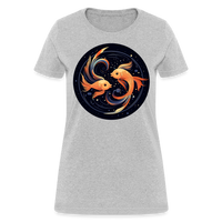 Thumbnail for Women's Mystic Pisces T-Shirt - heather gray