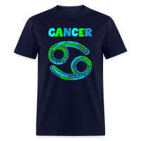 Thumbnail for Men's Power Words Cancer Classic T-Shirt - navy