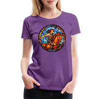 Thumbnail for Women’s Mosaic Sagittarius Premium T-Shirt - purple