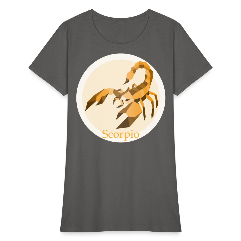 Women's Mosaic Scorpio T-Shirt - charcoal